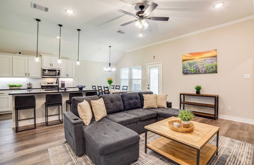 Greenville House | 1 Mi to Splash Kingdom Air Patrol: Home w/Patio!