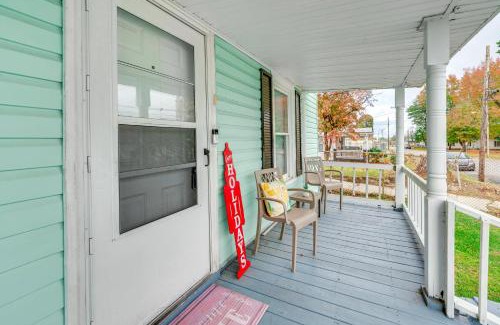 Greenville House | 1 Mi to Stadium Home with Porch in Greenville!