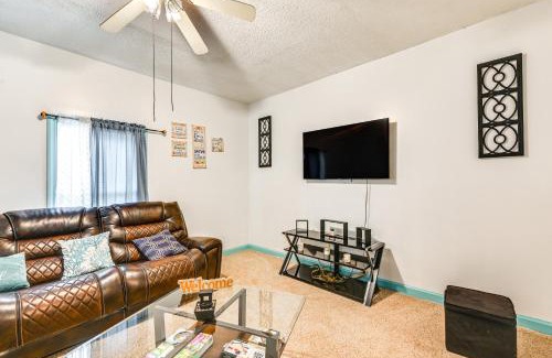 Greenville House | 1 Mi to Stadium Home with Porch in Greenville!