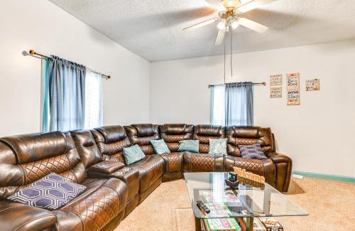 Greenville House | 1 Mi to Stadium Home with Porch in Greenville!