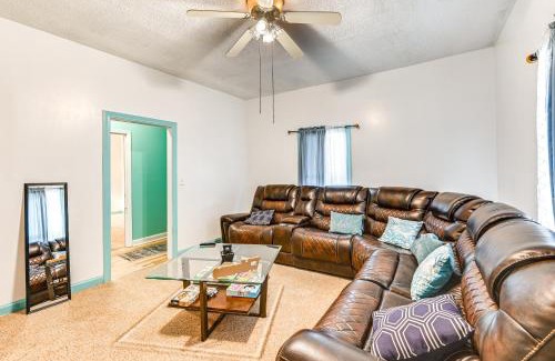 Greenville House | 1 Mi to Stadium Home with Porch in Greenville!