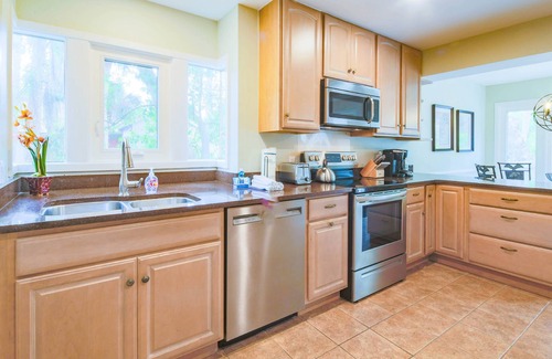 Beach Lagoon House | 1 Minute Walk to Beach! Relaxing Beach Retreat w/Great Deck Overlooking the Community Pool.