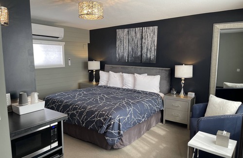 Two Harbors Hotel | #1 Queen- Vine & Branches Inn, 2 minute walk to Burlington Bay!