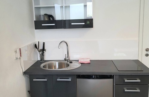 Straßenhaus House | 1-room apartment with kitchenette, large TV and shower/WC, 20 sqm