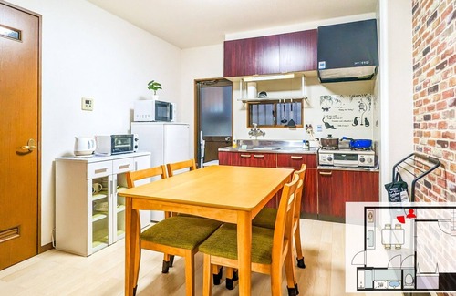 Nishinari Apartment | 1 Tatami BR Direct KIXNambaUmeda access DT01 - Room 1/Osaka Ōsaka
