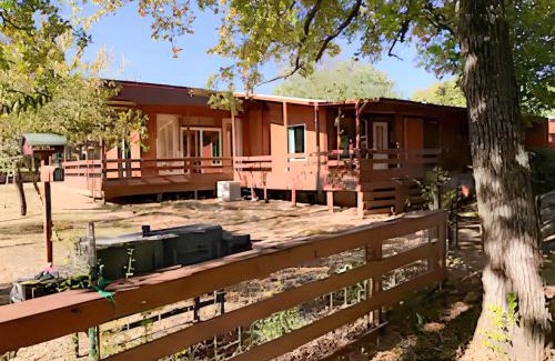 Hico House | 1 Tiny Town Hico Spacious Cabin Animals Fire Pit