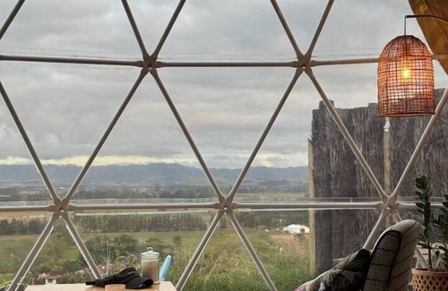 Ruakaka RV Rental | 1. Waipū luxury eco glamping in offgrid geodesic dome