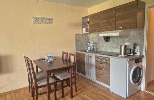 Sankt Englmar Apartment | 1-Zimmer-Apartment mit Balkon, kostenloser Schwimmbadnutzung und Blick ins Grüne