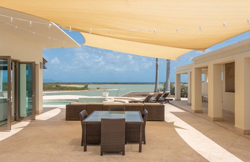 Cove Bay Villa | 10,000sq ft Villa- 5 Suites, Infinity Pool, West End!