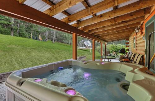 Logan House | 10-Acre Cabin Sauna, Hot Tub, Game Room, Stargazing Dome, EV, BBQ
