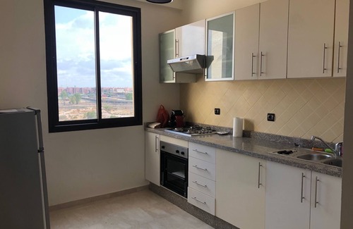 Gueliz Apartment | 100 m² luxury apartment with swimming pool private residence swimming pool