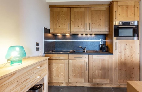 Les Avanchers-Valmorel Apartment | 100m from ski slopes, 3rd floor, balcony, tv, ski locker, 54m², Valmorel