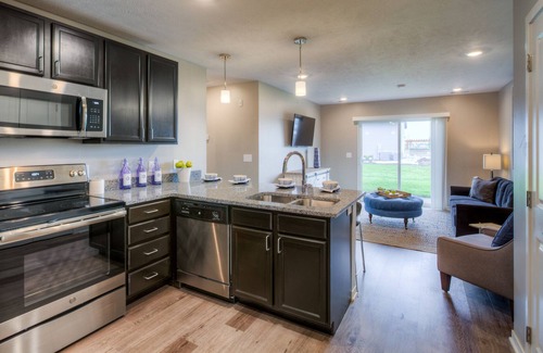 Fremont Apartment | 102-Fremont Oasis, Vegas-Style Pool & Clubhouse!