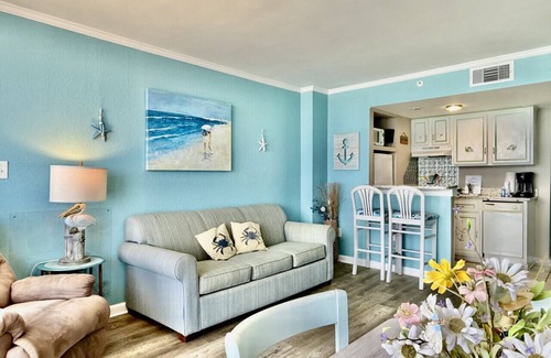 Myrtle Beach Condo | 1103 Newly Renovated Condo in Myrtle Beach! HVAC UV SANITIZER Oceanfront, Close to everything! 1103