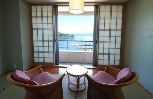 Amakusa Hotel | 14 tatami Japanesestyle room with semiopenair b/Amakusa Kumamoto