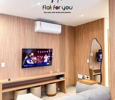 Setor Bueno Apartment | #1401S# Flat decorado e completo no Setor Bueno