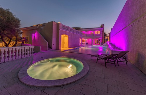 Las Vegas Villa | 15,000 sqft Mansion 5 min from strip! 1.5 acre compound.