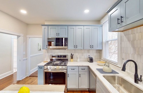 Roslindale Apartment | 15 minutes to Fenway Park! Family-sized unit offers free parking.