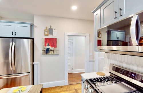 Roslindale Apartment | 15 minutes to Fenway Park! Family-sized unit offers free parking.