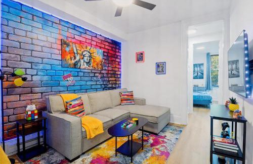 Hoboken Apartment | 15 Minutes to NYC - A Fun & Colorful Getaway