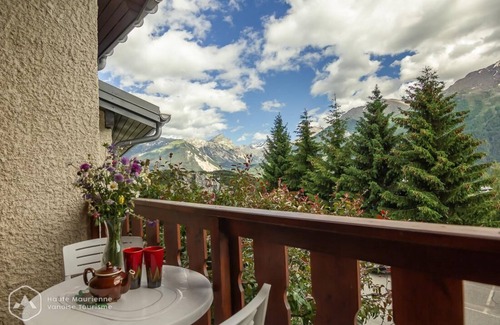 Aussois Apartment | 150m from resort center, 1st floor, balcony, tv, ski locker, 27m², Aussois