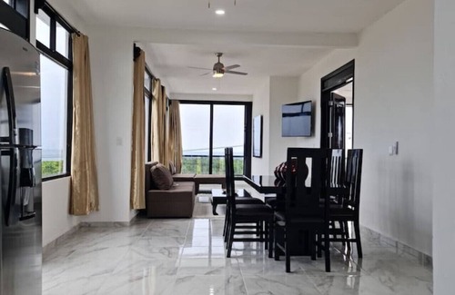 Colonia Salina Chica Apartment | 1600 Sq Ft Luxury Penthouse Oceanview Fast WIFI, Golf Cart Help & Breakfast
