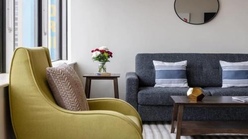 Downtown Dallas Apartment | 16th FL Bold CozySuites with pool, gym #3