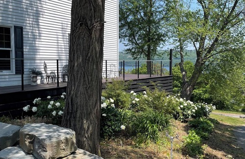 Watkins Glen Apartment | 1890 Historic Inn, Room 3. Private entrance & bath, porches, view & history!