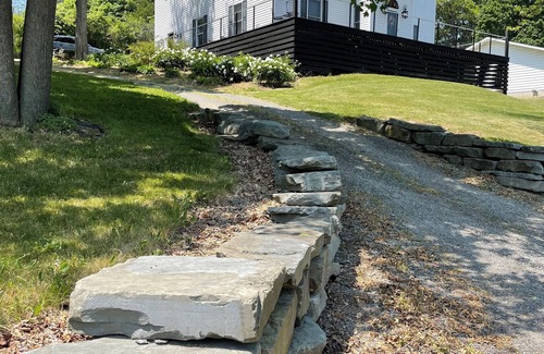 Watkins Glen Apartment | 1890 Historic Inn, Room 3. Private entrance & bath, porches, view & history!