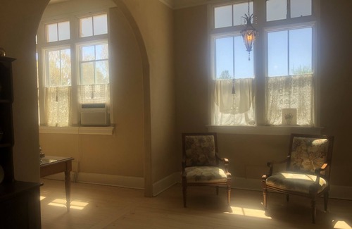 Clarkdale Apartment | 1917 Elegant Schoolhouse with Rose Gardens