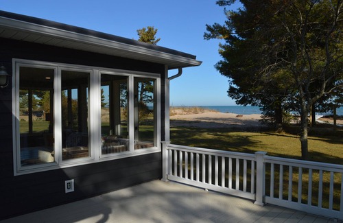 Oscoda House | 195' of sandy private beach! 5 Bedrooms, Game room - Luxurious Getaway!