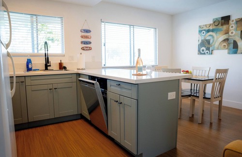 Oceanside Apartment | 1Block from beach - Steps from restaurants & shops