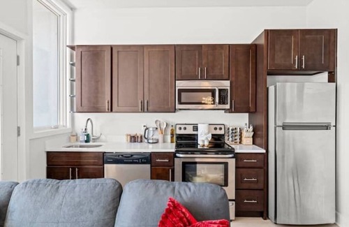 Spring Garden Apartment | 1BR Near Metro - Walk to Met & Food - Free Parking
