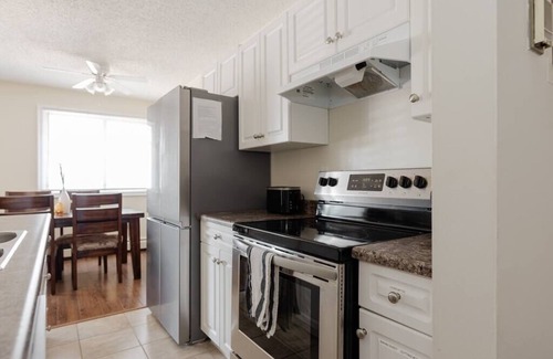 Fort McMurray Apartment | 1BR w/ King Bed | Free Parking | Self-Check In
