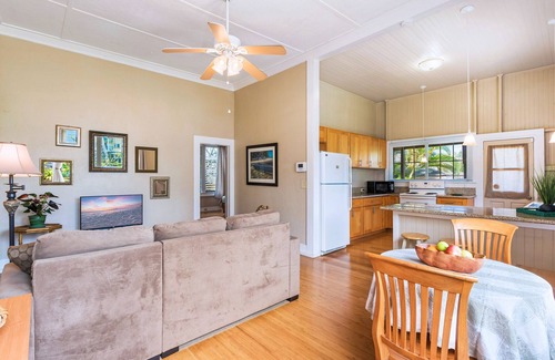 Wailuku Cottage | 1BR Wailuku House; Renovated Plantation Home; Walk into Wailuku Town!
