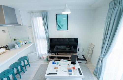 Chikusa Ward Apartment | 1LDK 50 Japan Hinata 1 Tiffany blue Room /Nagoya Aichi