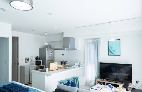 Chikusa Ward Apartment | 1LDK 50 Japan Hinata 1 Tiffany blue Room /Nagoya Aichi