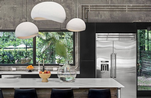 Naples House | 2.5-Acre Modern Industrial Estate w/Cinema, Gym, Pool, Pickle Ball, Hot Tub