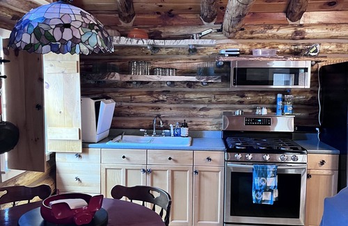 Madison Cabin | 2 bd private cabin,50 min to ski&snowmobile,Walk trails, 30 acre.1 pet allowed