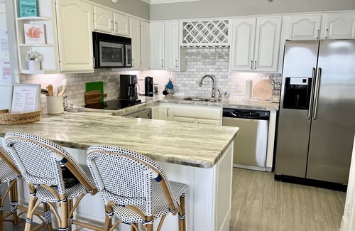 Galveston Condo | 2 bed,2.5 bathOCEAN Front”San Luis Private Condo. Endless Sunsets!Family-sized!