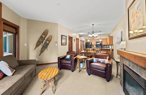 Sun Peaks Condo | 2 Bed, 2 Bath Condo Ski-in & Ski-out With Chairlift & Golf Course Steps Away!