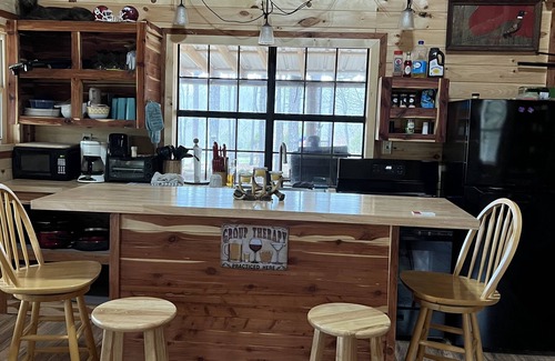 Newnata Cabin | 2 bedroom 1 bath cabin with privacy, 1 mile from main highway