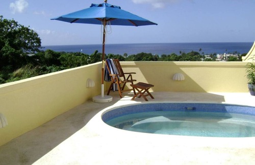 Lower Carlton House | 2 bedroom 2 1/2 bath townhouse with private plunge pool in St James barbados