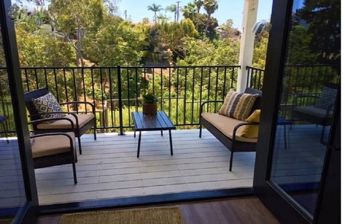 San Clemente Apartment | 2 bedroom/2 bath - coastal canyon ocean view; walk to beach, pier and downtown!