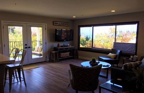 San Clemente Apartment | 2 bedroom/2 bath - coastal canyon ocean view; walk to beach, pier and downtown!