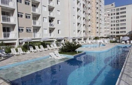 Vila Assuncao Apartment | 2 bedroom apartment, 1 suite, swimming pool, 700mb Internet, court