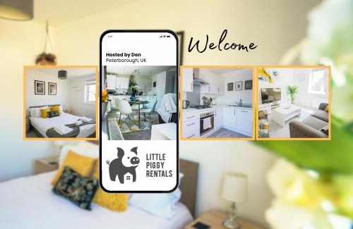 Peterborough Apartment | 2 Bedroom Apartment By Littlepiggyrentals Short Lets & Serviced Accommodation Peterborough With Fast Wi-Fi & Free Parking