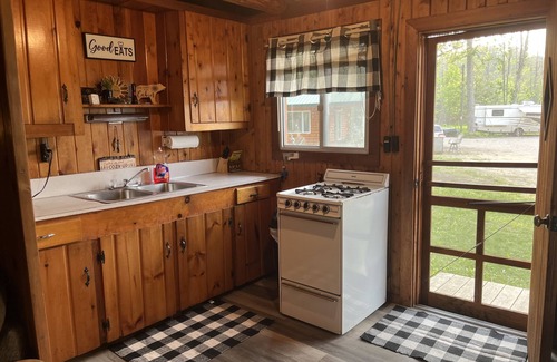 East Jordan Cabin | 2 Bedroom Cabin on Scott's Lake