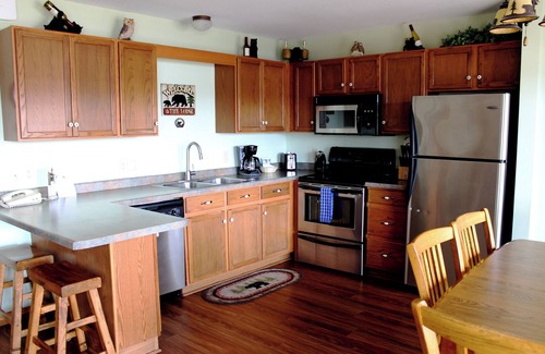 Eagle River Condo | 2 bedroom condo, great view of Duck Lake