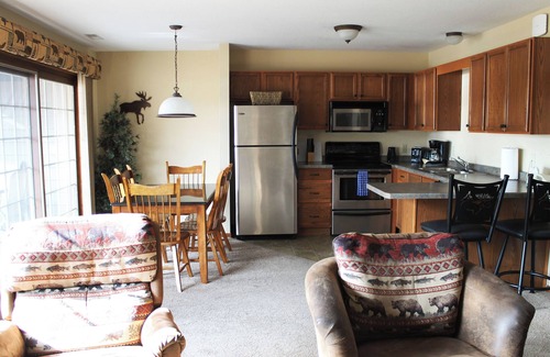 Eagle River Condo | 2 bedroom condo, great view of Duck Lake